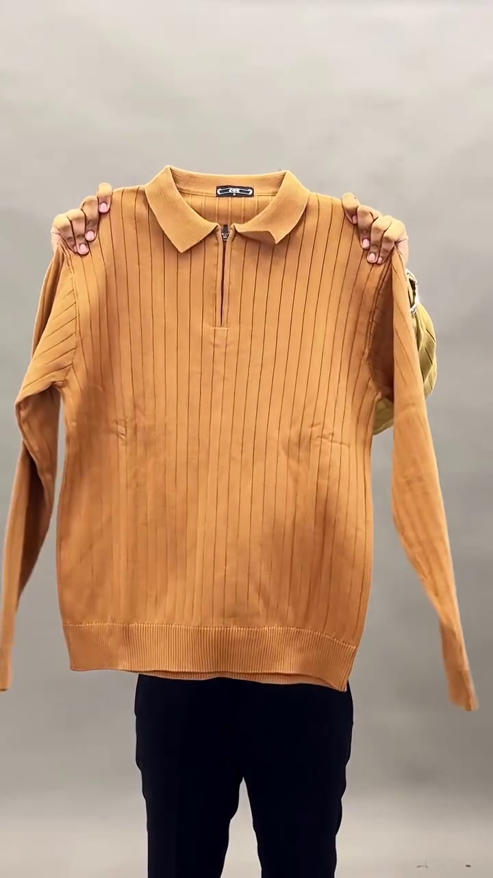 Premium Knit Polo Sweater For Men