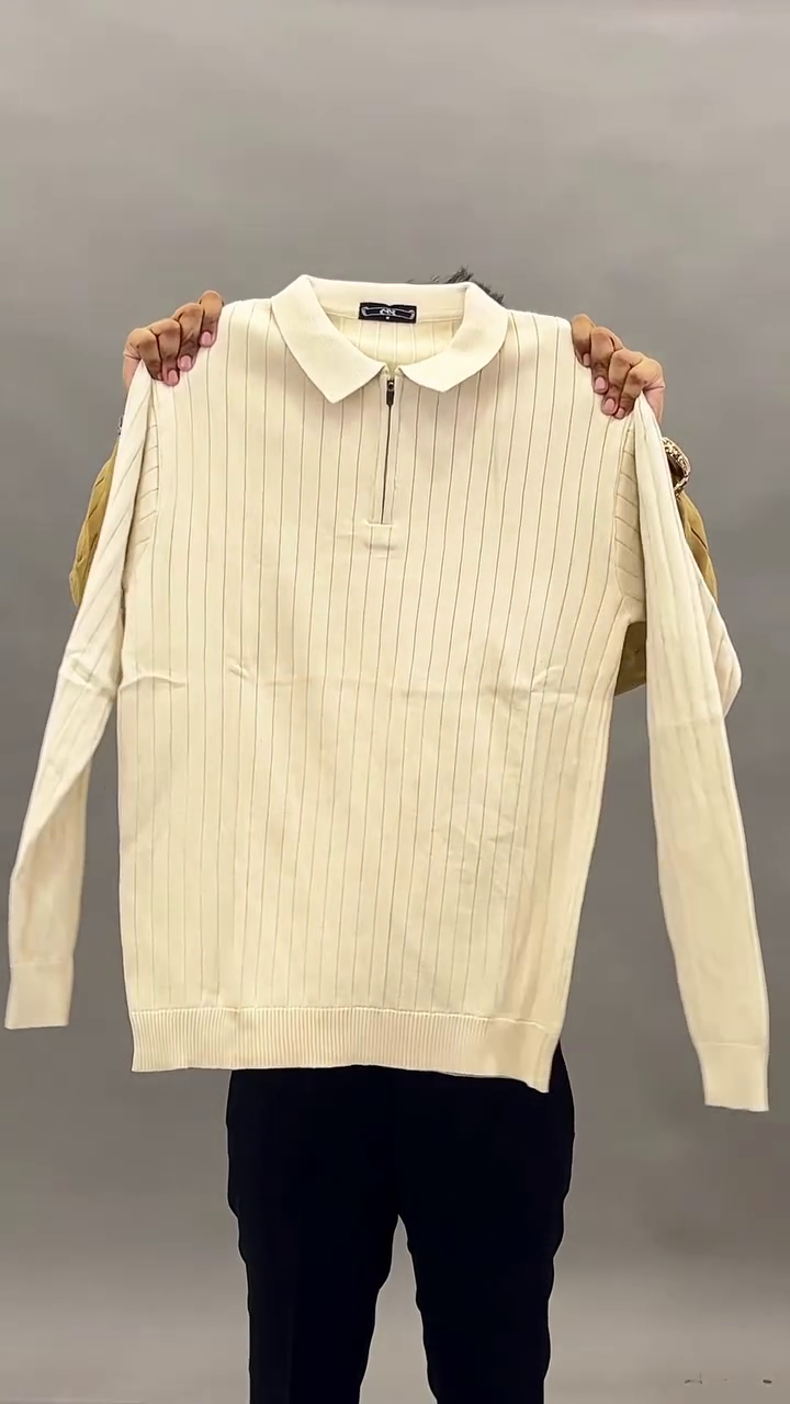 Premium Knit Polo Sweater For Men