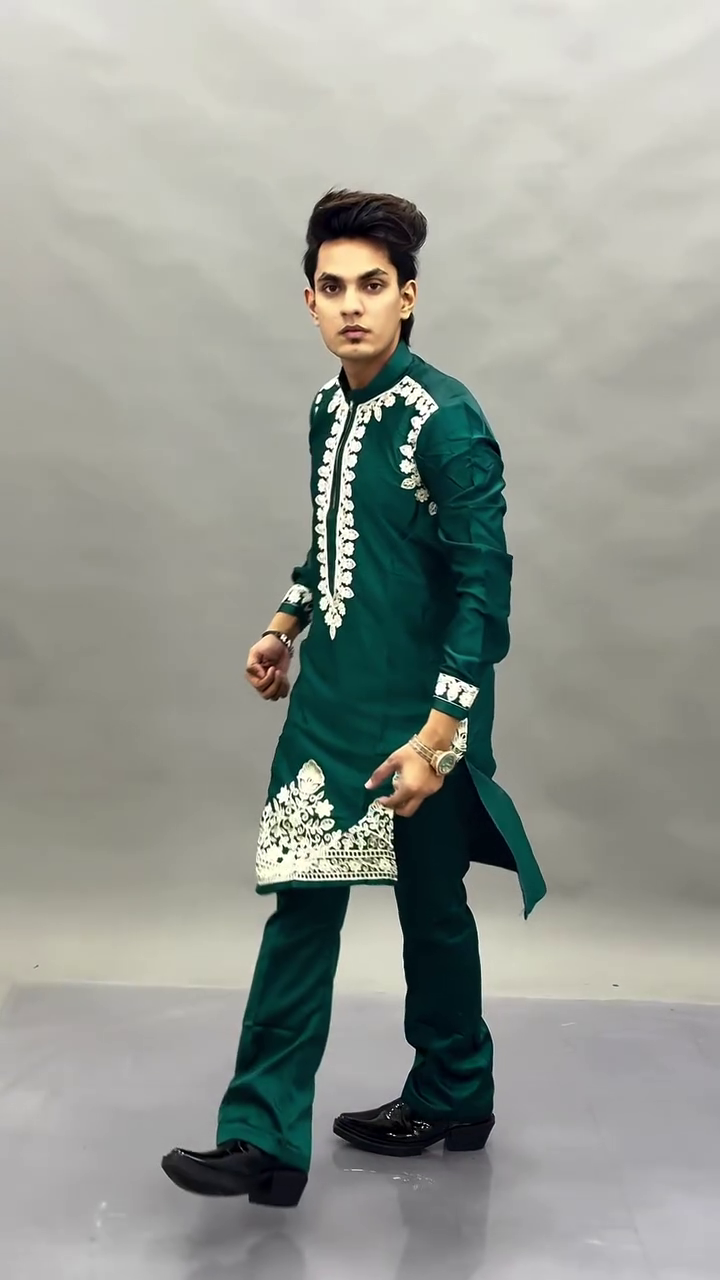 Embroidered Kurta Pajama Set