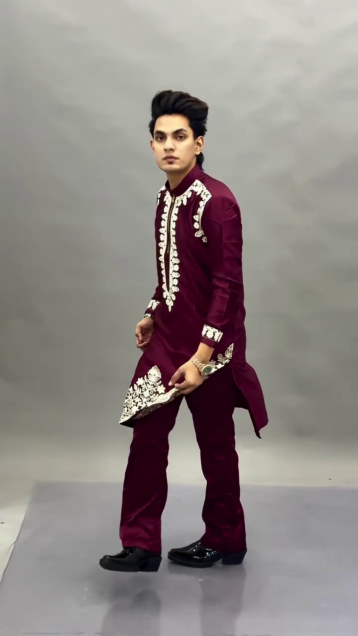 Embroidered Kurta Pajama Set