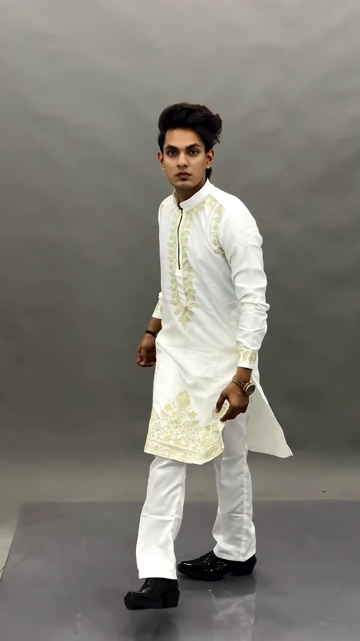 Embroidered Kurta Pajama Set