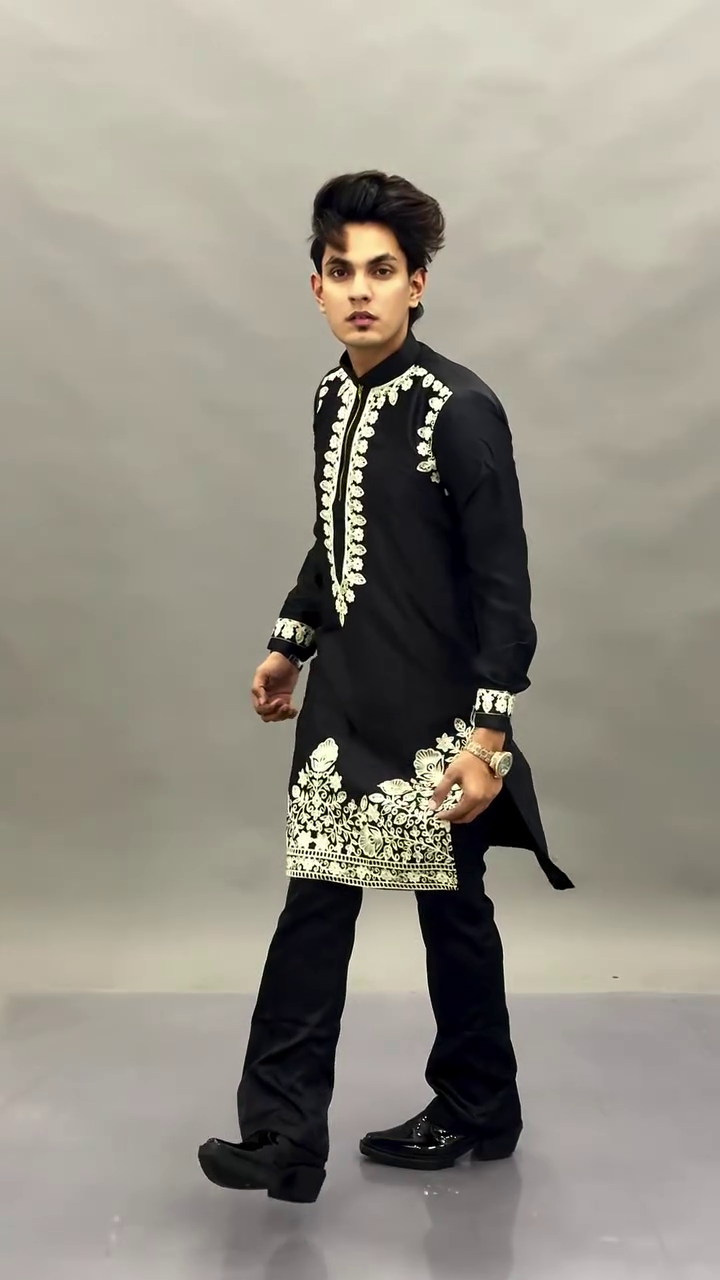 Embroidered Kurta Pajama Set