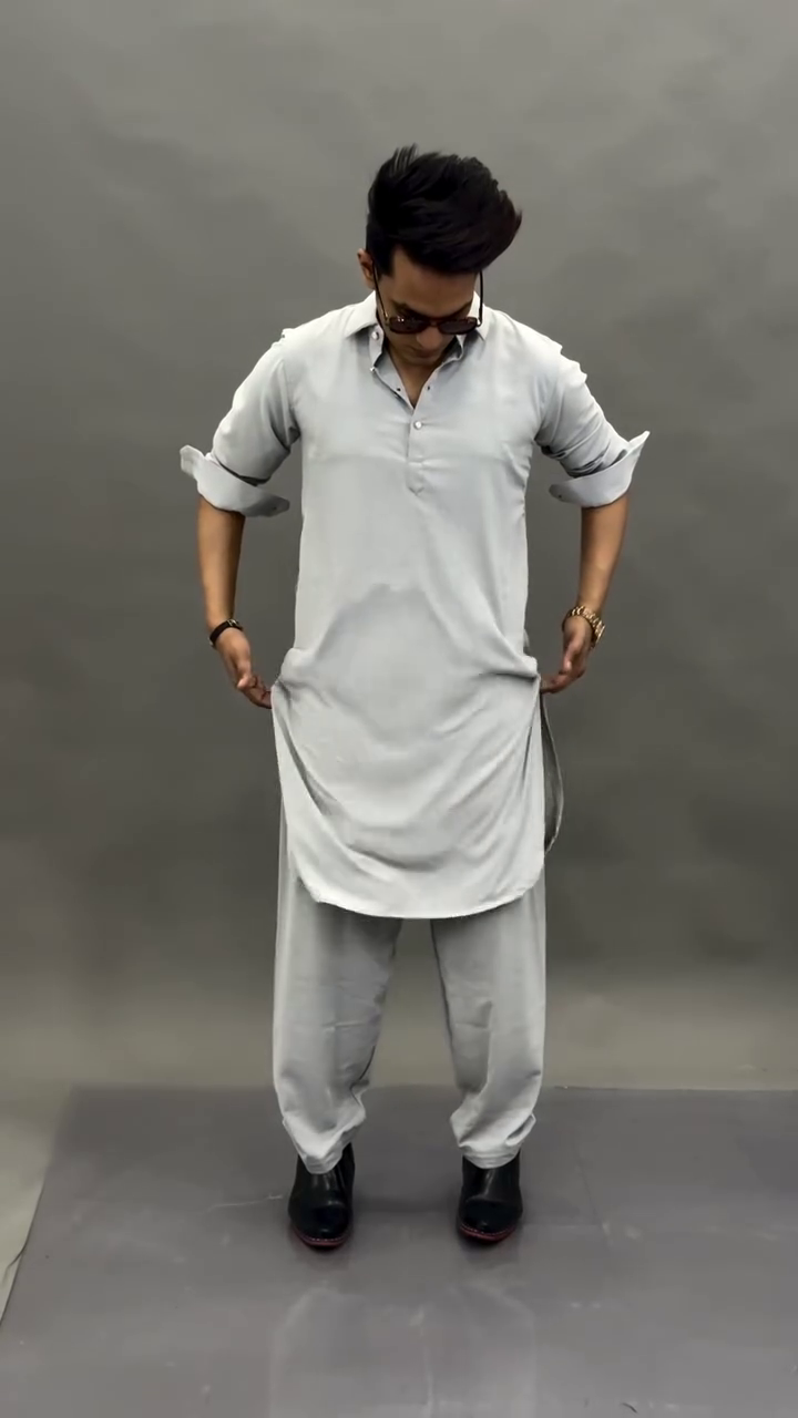 Classic Plain Kurta Pajama Set