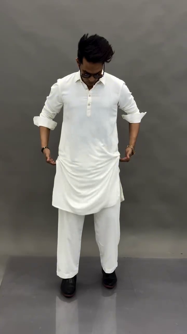 Classic Plain Kurta Pajama Set
