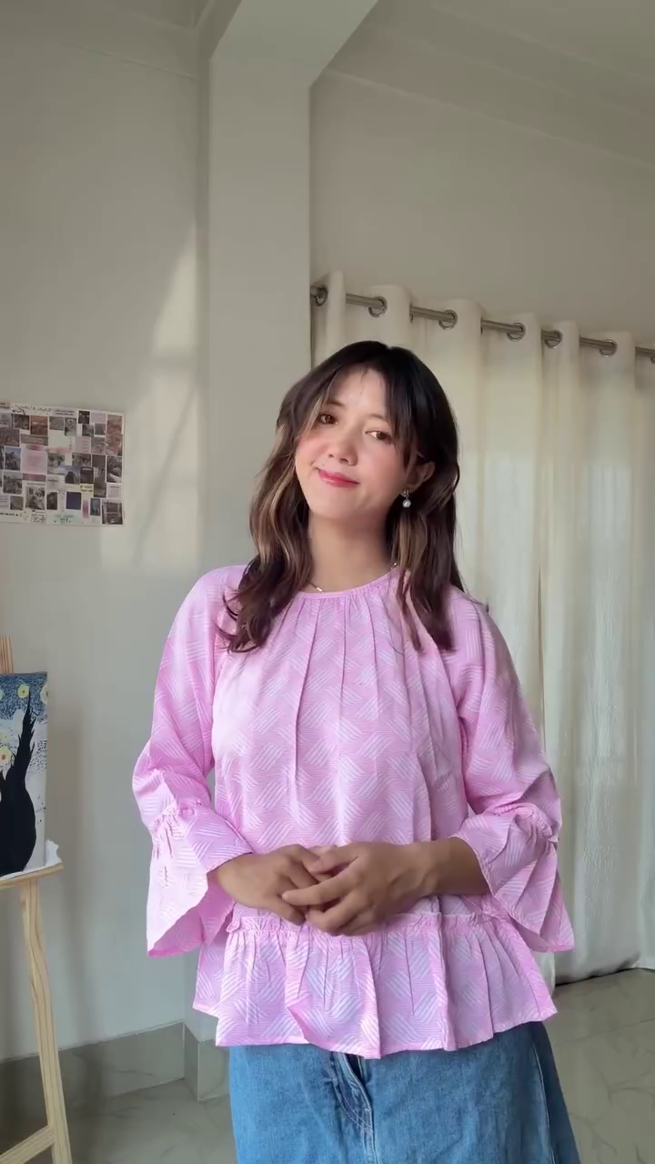 Chic Ruffle Peplum Summer Top