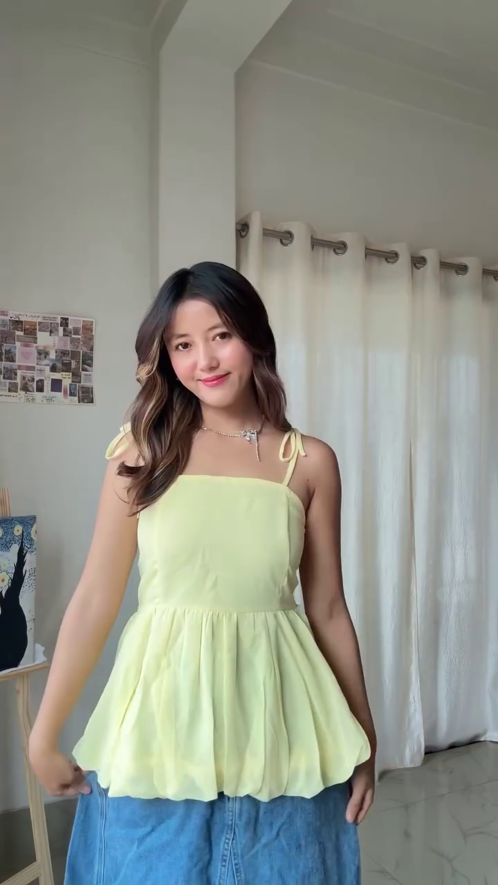 Chic Ruffle Peplum Summer Top