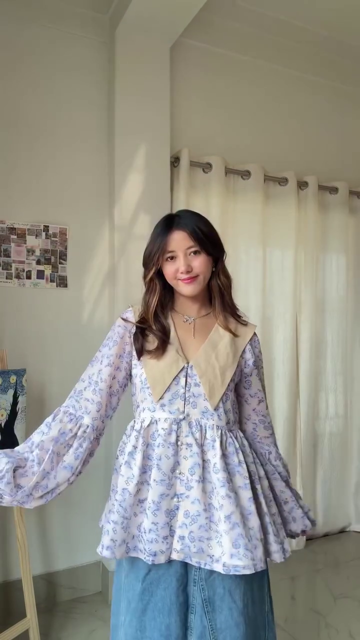 Chic Ruffle Peplum Summer Top