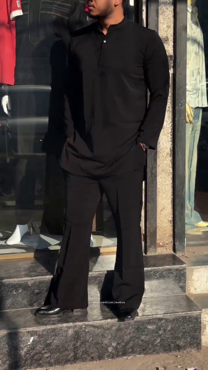 Men’s Kurta Set with Straight Pants