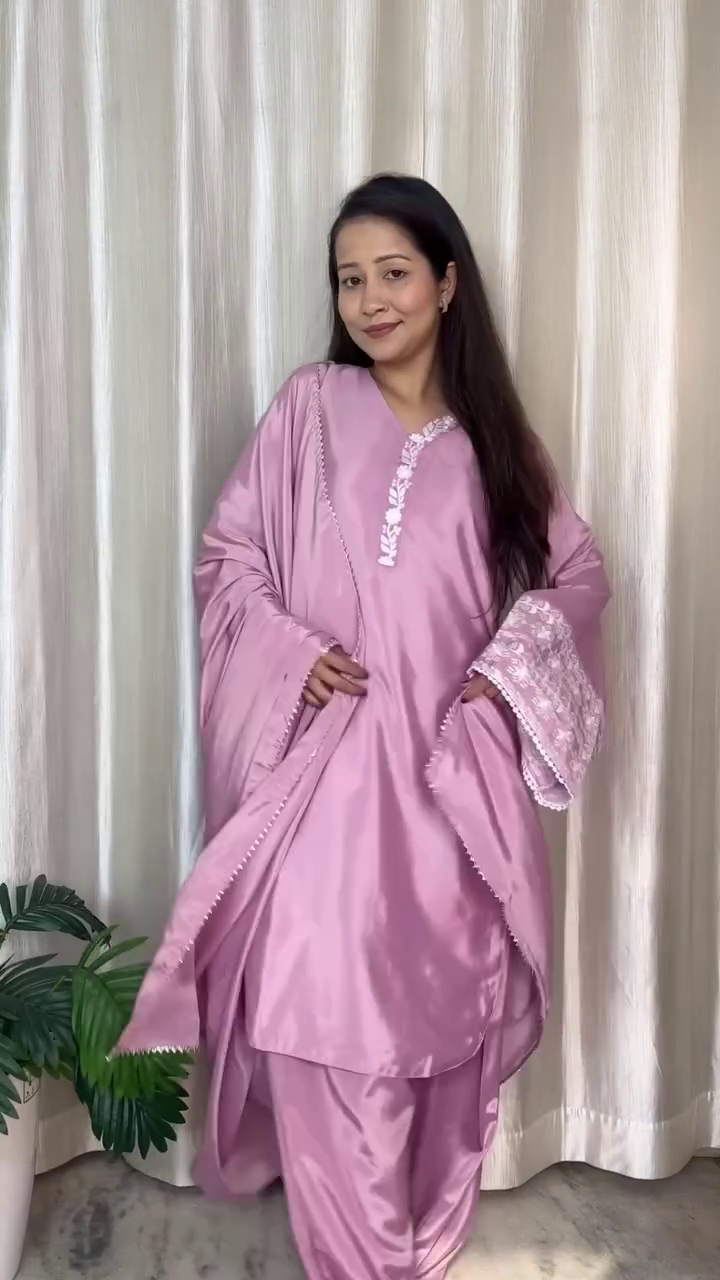 Embroidered Festive Suit Set