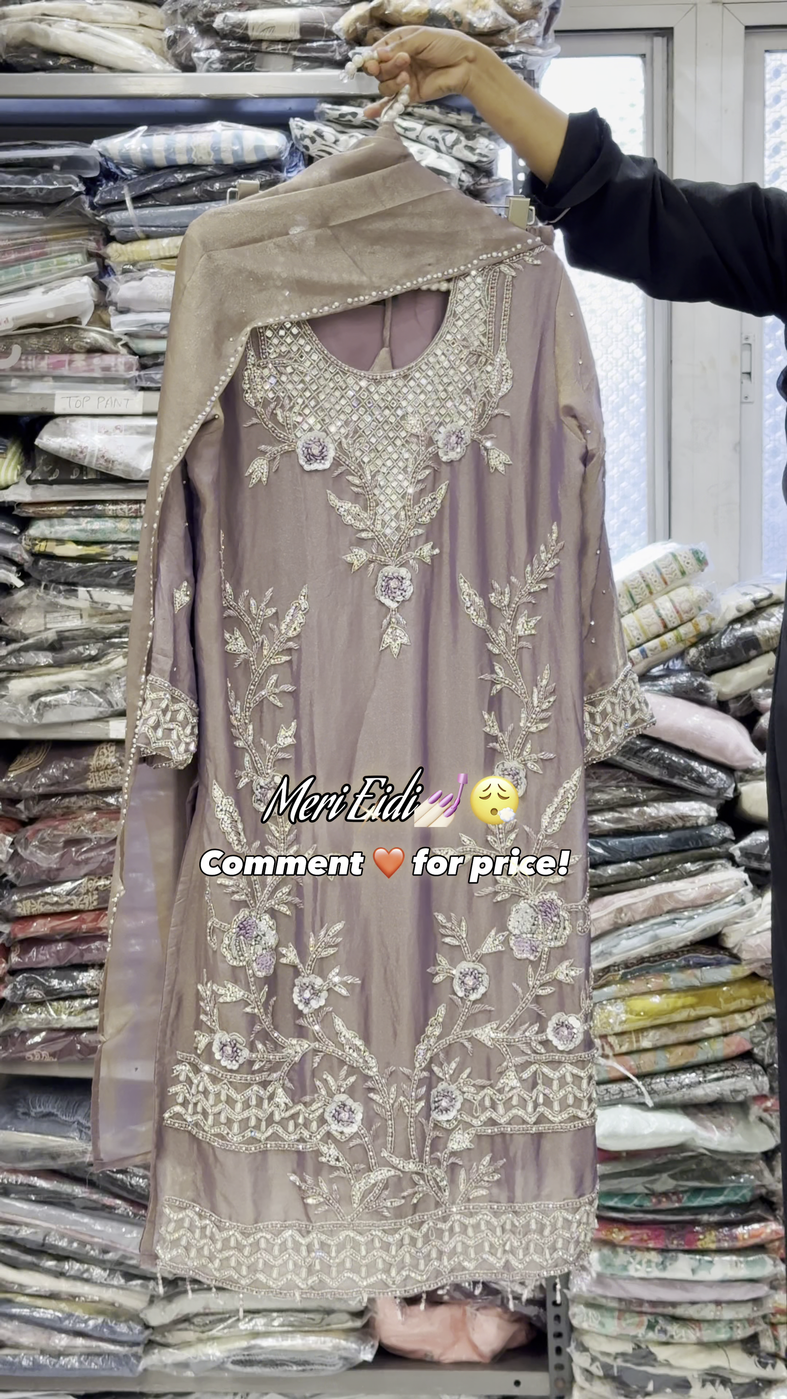Embroidered Kurta Set with Dupatta