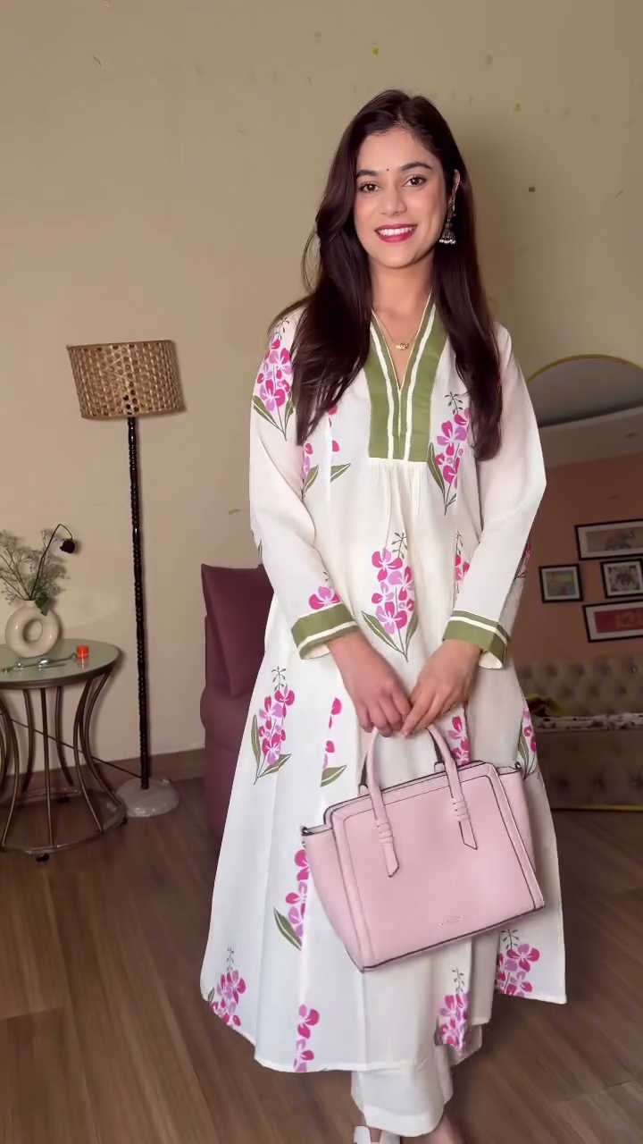 Printed Cotton Kurta Set