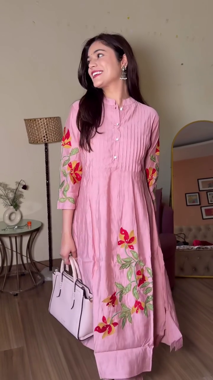 Printed Cotton Kurta Set