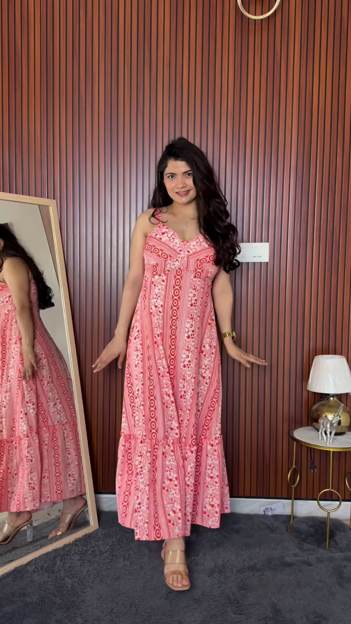 Summer Boho Sleeveless Long Dress