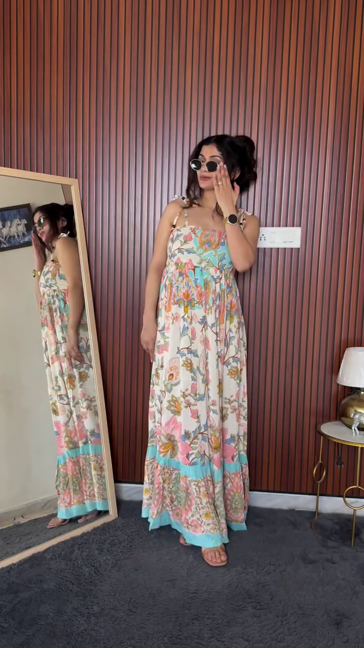 Summer Boho Sleeveless Long Dress
