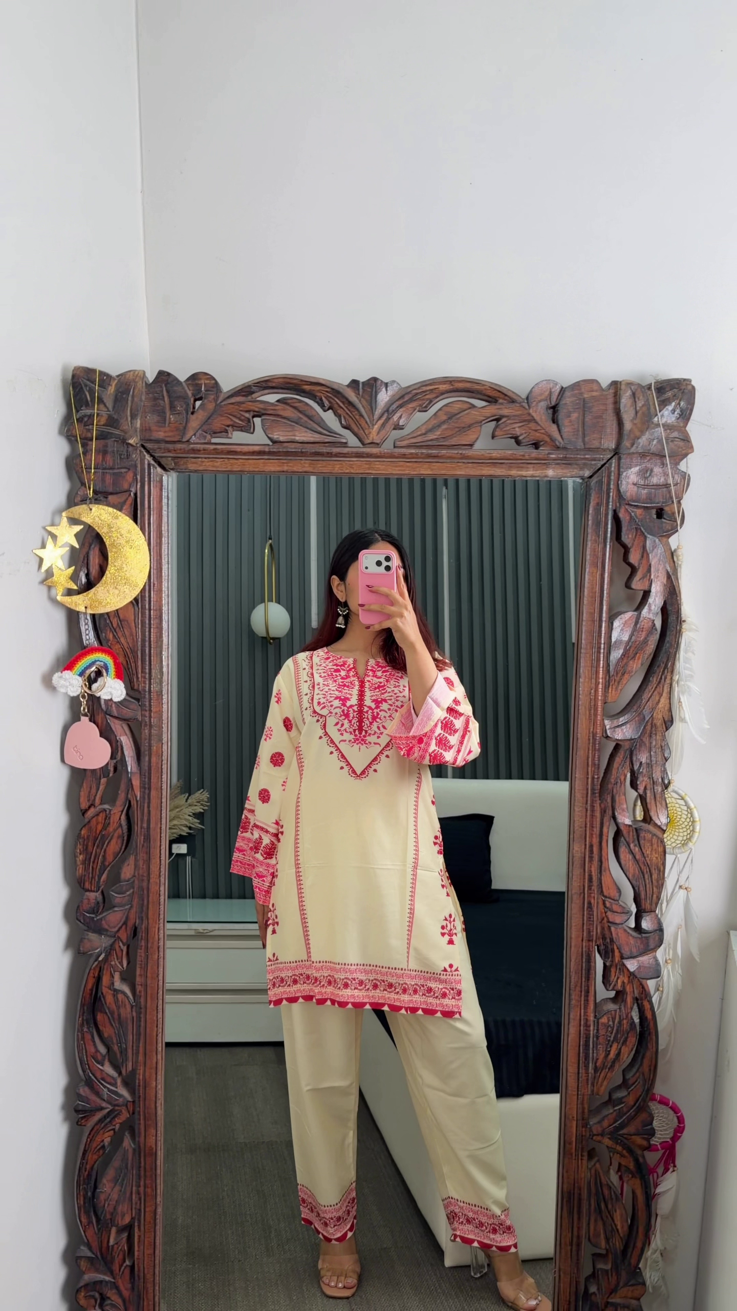 Printed Kurta Trouser Set