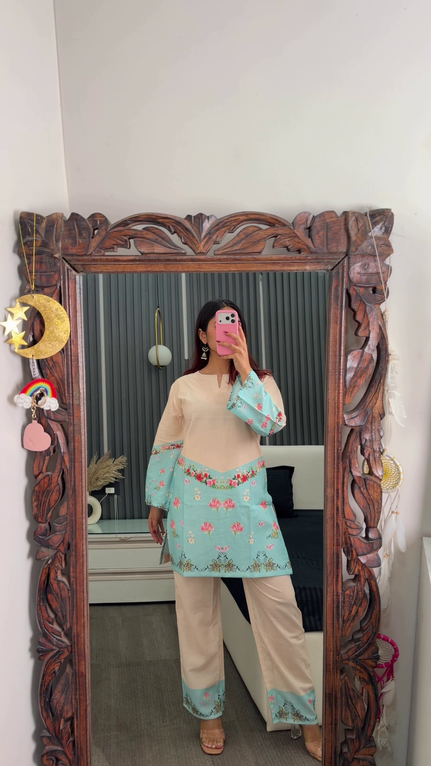 Printed Kurta Trouser Set