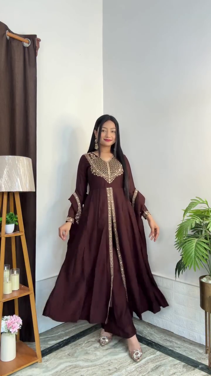 Ethnic Anarkali Kurta Set