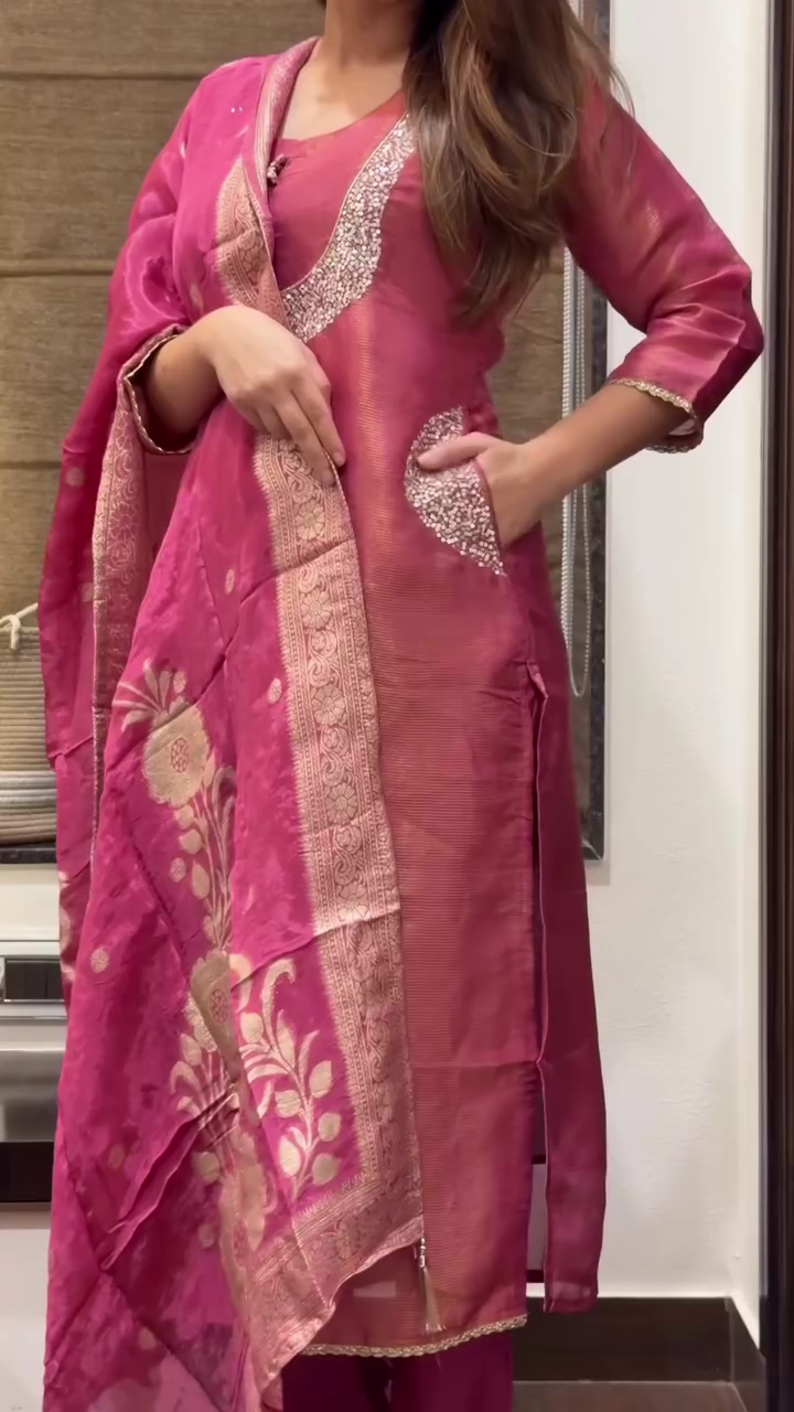 Festive Silk Kurta Set